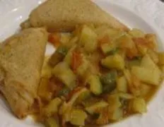 Potato & Zucchini Curry
