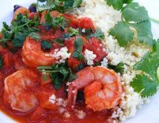 Prawn And Harissa Stew With Couscous