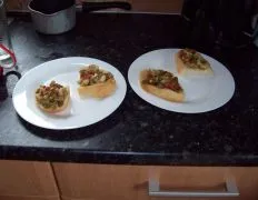 Prawn Shrimp Bruschetta