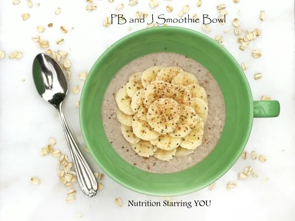 Protein Pb & J Smoothie Bowl