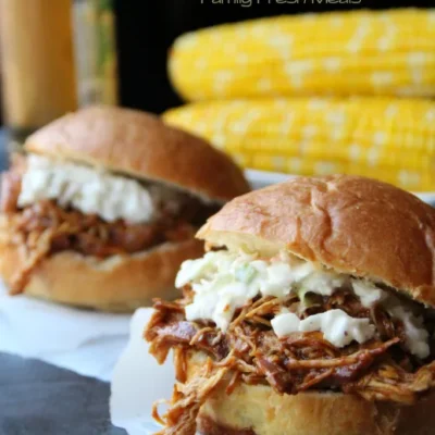 Pulled Chicken Sandwiches Crock Pot