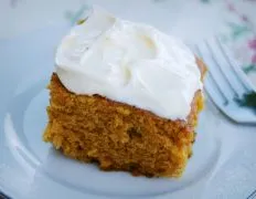 Pumpkin Cake Bars With Cream Cheese Frosting