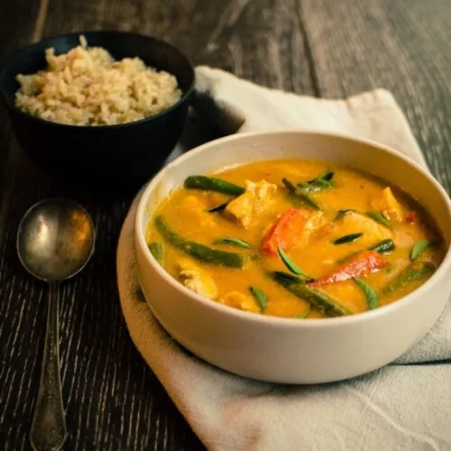 Pumpkin Curry With Chicken