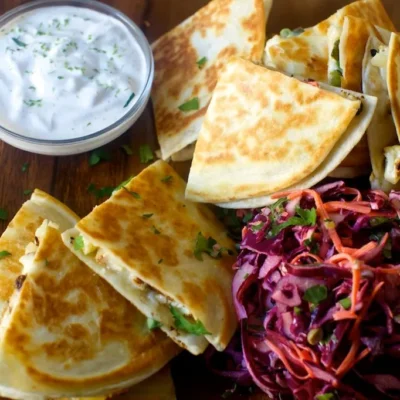 Quesadillas With Roasted Poblanos And