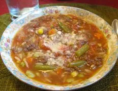 Quick Hamburger Stew/Soup