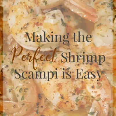 Quick Shrimp Scampi Bake