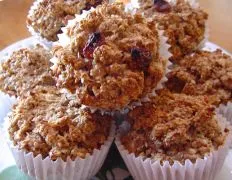 Raisin Oatmeal Bran Muffins