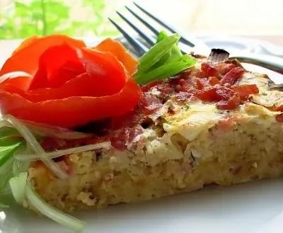 Ranch Egg Pie Quiche-Style