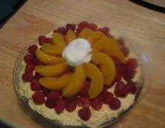 Raspberry And Peach Trifle