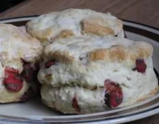 Raspberry Chip Scones