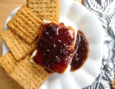 Raspberry Chipotle Cream Cheese Appetizer