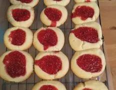 Raspberry Shortbread Cookies