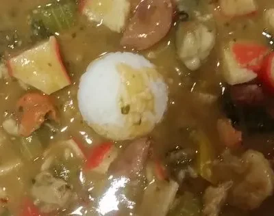 Real Cajun Seafood Gumbo From A