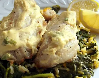 Red Snapper With Mustard Sauce