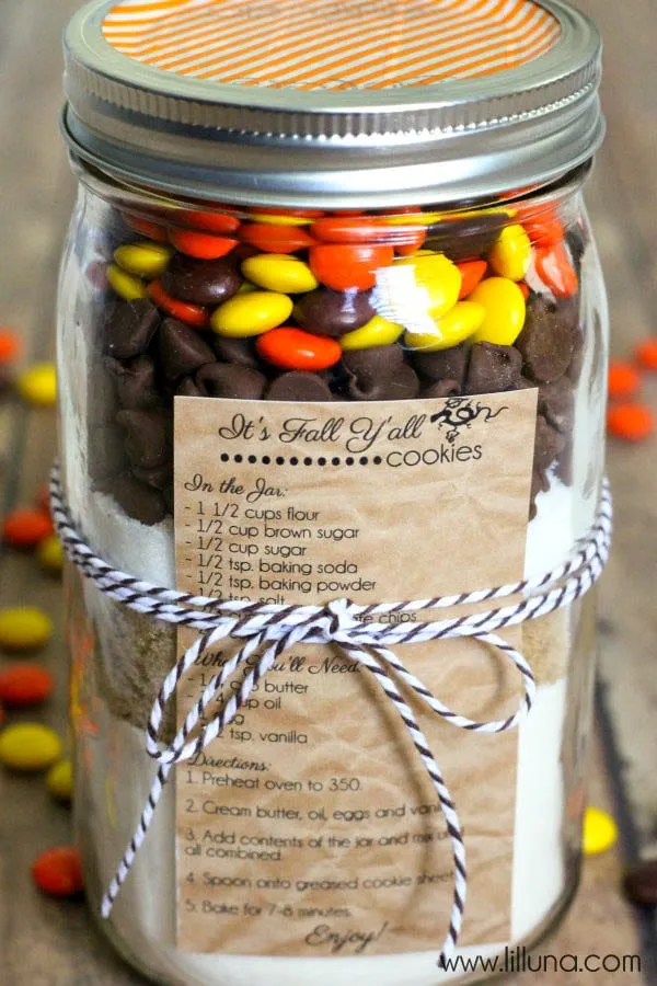 Reeses Cookie Mix Gifts In A Jar