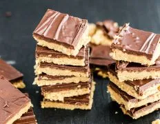 Reeses Squares -5 Ingredients & No Bake Reeses