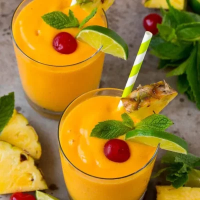 Refreshing Peach Paradise Smoothie: A Tropical Bliss