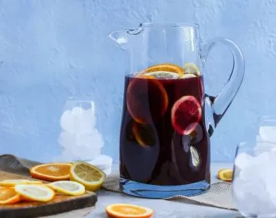 Refreshing Summer Sangria With Red Wine
