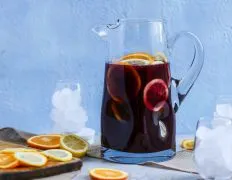 Refreshing Summer Sangria With Red Wine