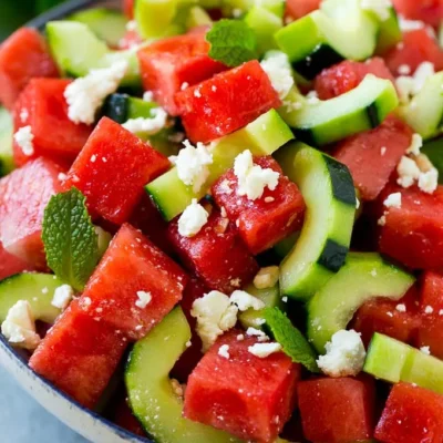 Refreshing Watermelon And Feta Salad Recipe