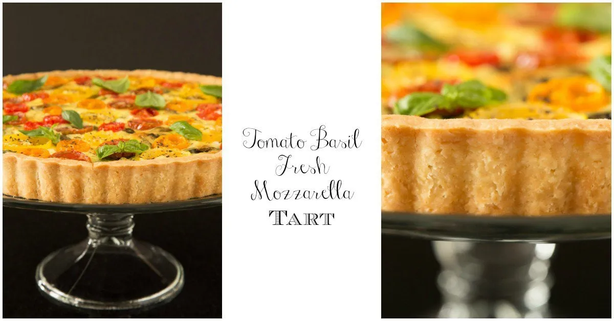 Ricotta, Tomato And Basil Torte