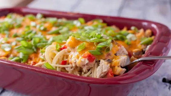 Ro-Tel Chicken Spaghetti