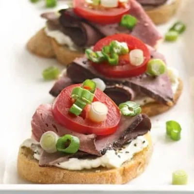 Roast Beef Bruschetta