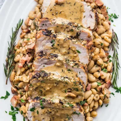 Roast Pork Loin With Garlic