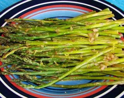 Roasted Asparagus With Browned Butter
