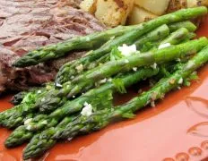 Roasted Asparagus With Feta