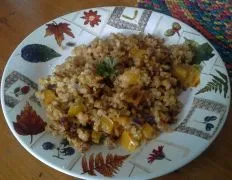 Roasted Bell Pepper And Spicy Bulgur Wheat Delight