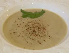 Roasted Garlic Soup With Parmesan
