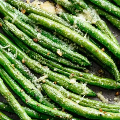 Roasted Parmesan Green Beans