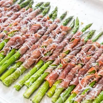 Roasted Prosciutto Wrapped Asparagus