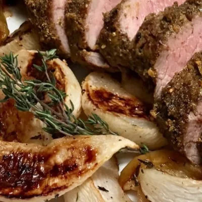Roasted Turnip And Caramelized Apple Medley