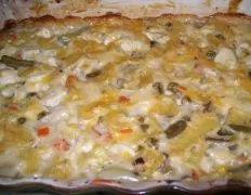 Rosalies Chicken Pasta Casserole -Oamc