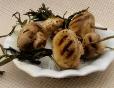 Rosemary Skewered Mushrooms