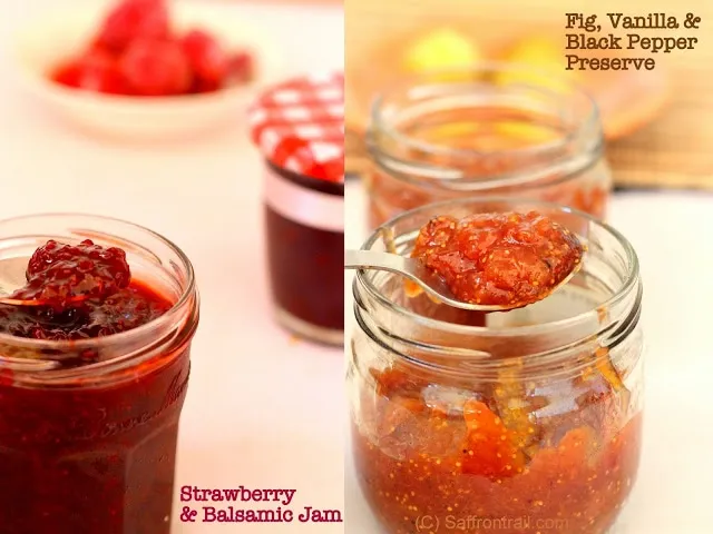Saffron Scented Fresh Figs With Cinnamon And