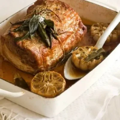 Sage And Garlic Crusted Pork Tenderloin