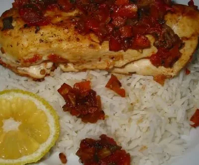 Sage-Infused Lemon Tomato Chicken Breasts Recipe