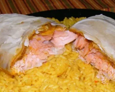 Salmon Korma Phyllo Rollups Easy &Amp; Fast