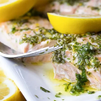 Salmon With Herb Dressing