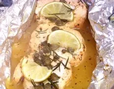 Salmon With Lemon Capers And Rosemary