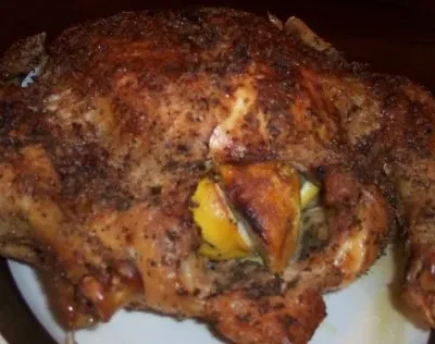 Salt-Rubbed Roast Chicken With Lemon