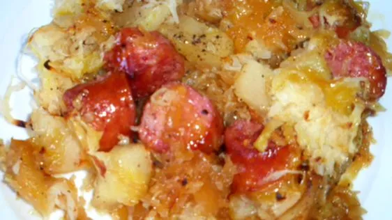 Sausage, Sauerkraut & Apples
