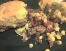 Sausage Veggie Cornbread Casserole