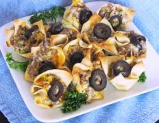 Sausage Wontons