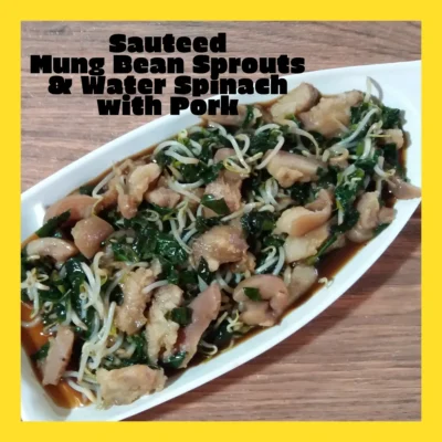 Sauteed Bean Sprouts And Spinach
