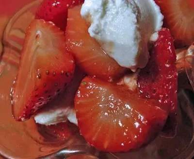 Sauteed Strawberries With A Twist