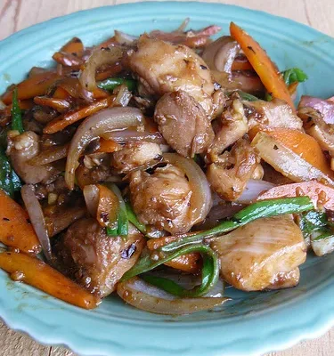 Savory Black Bean Sauce Stir-Fried Chicken Recipe